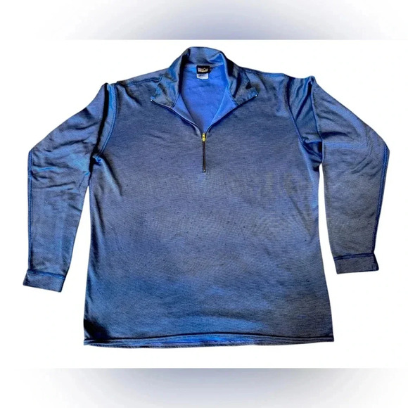 Patagonia Capilene Cool Daily Shirt Long Sleeve Quarter Zip Blue Size Large - Picture 1 of 12